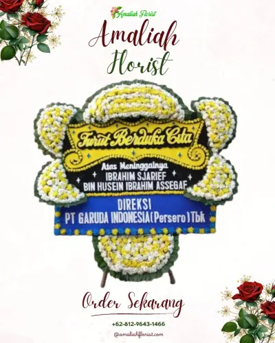 Papan Bunga Duka di Sokorini